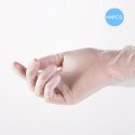 100 pcs Glove Protection Silicon Rubber disposable PVC Rubber latex transparent gloves