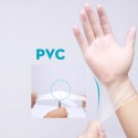 100 pcs Glove Protection Silicon Rubber disposable PVC Rubber latex transparent gloves